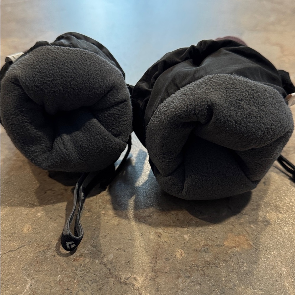 Black Diamond Black and Dark Purple Mittens - Picture 5 of 5